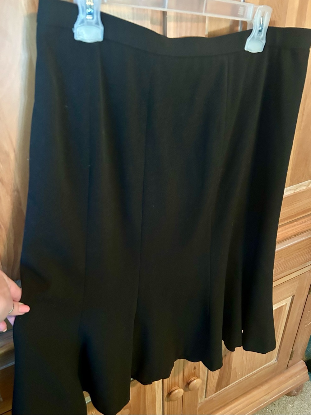Focus 2000 Black A-Line Flared Skirt